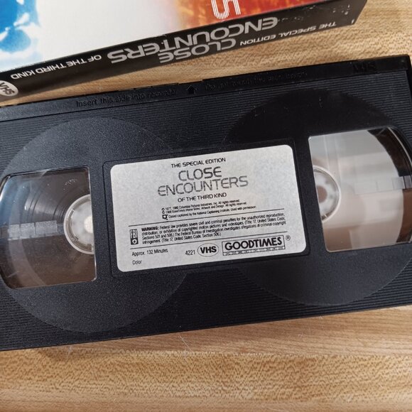 Close Encounters of the Third Kind VHS 1977 GOODTIMES Special Ed Spielberg SCIFI - Picture 8 of 8